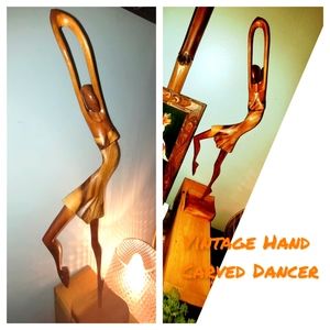 Vintage Hand Carved Dancer